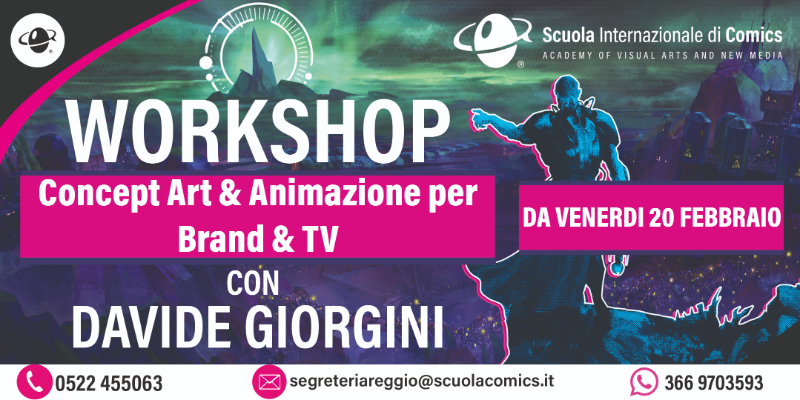 Workshop - Concept Art & Animazione per Brand & TV