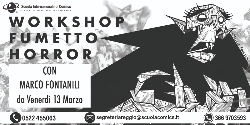 Workshop di Fumetto Horror - con Marco Fontanili 
